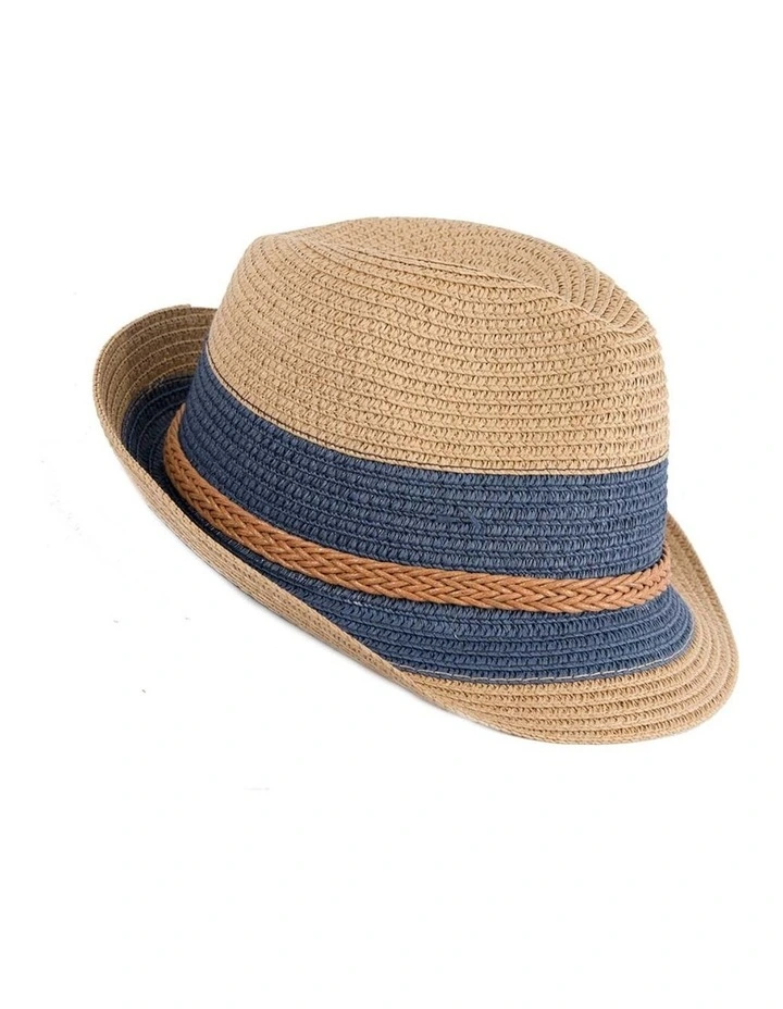 Multicolor Short Brim Fedora Hat M175N M175N image 2