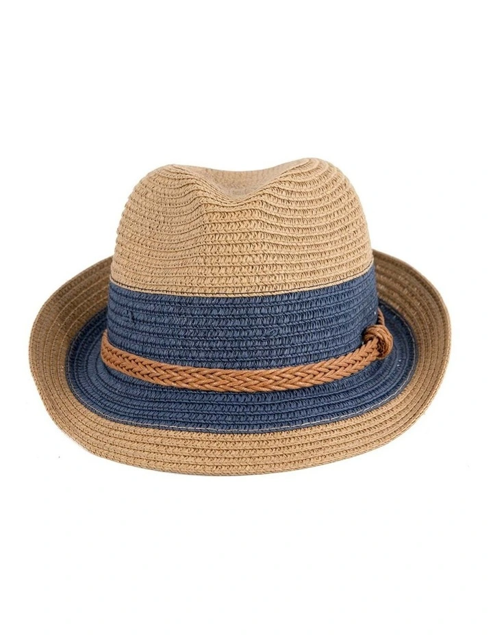 Multicolor Short Brim Fedora Hat M175N M175N image 3