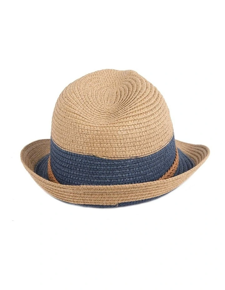 Multicolor Short Brim Fedora Hat M175N M175N image 5