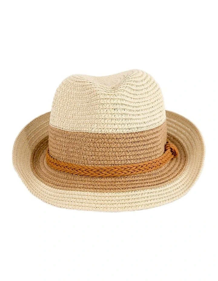 Multicolor Short Brim Fedora Hat M175BR M175BR image 3