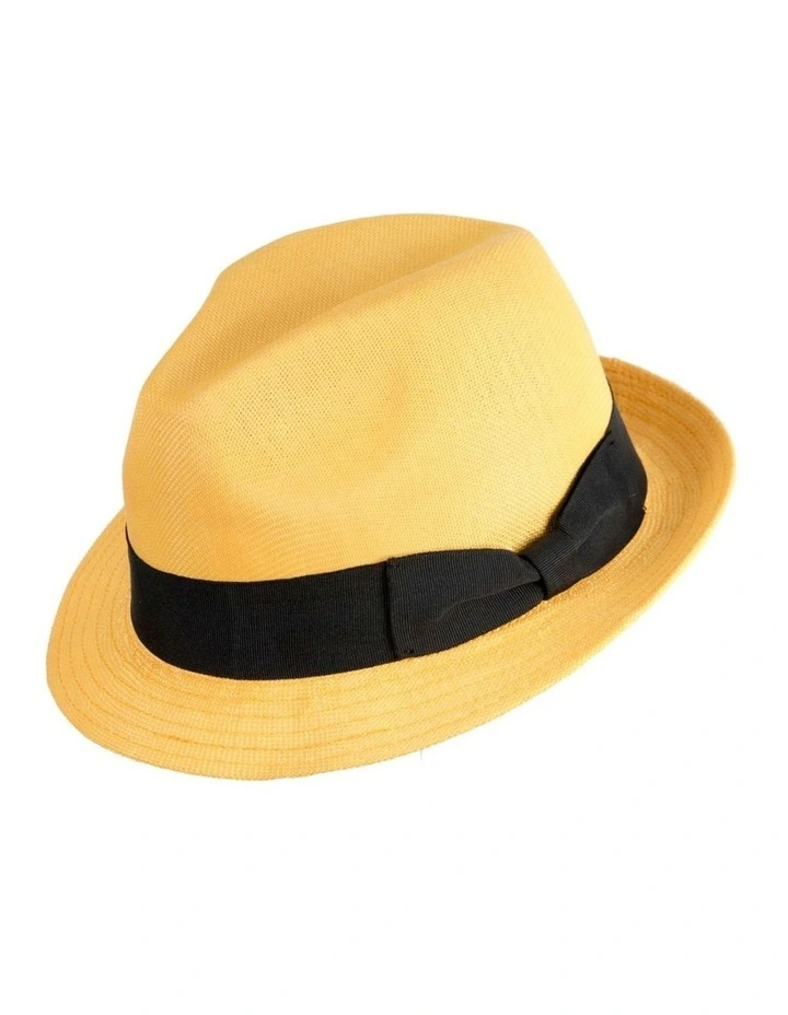 Yellow Fedora Homburg Hat by Max Alexander M173Y image 1