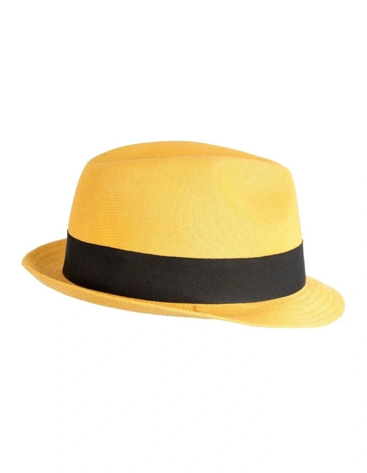 Yellow Fedora Homburg Hat by Max Alexander M173Y image 2