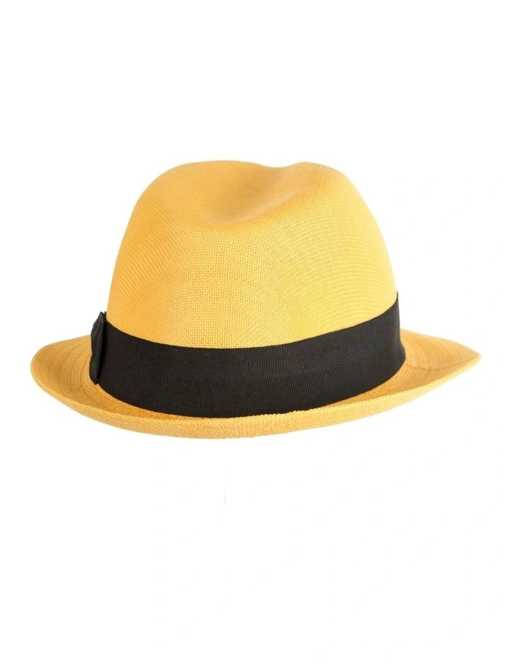 Yellow Fedora Homburg Hat by Max Alexander M173Y image 5