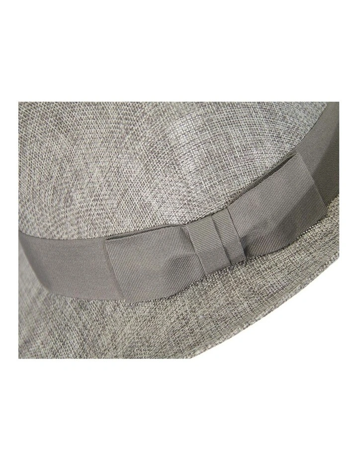 Grey mens summer fedora hat M160S image 4