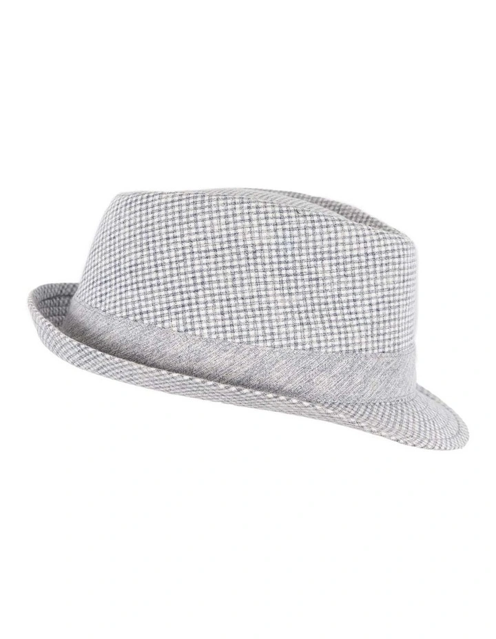 Blue Short Brim Fedora Hat M180BL image 2