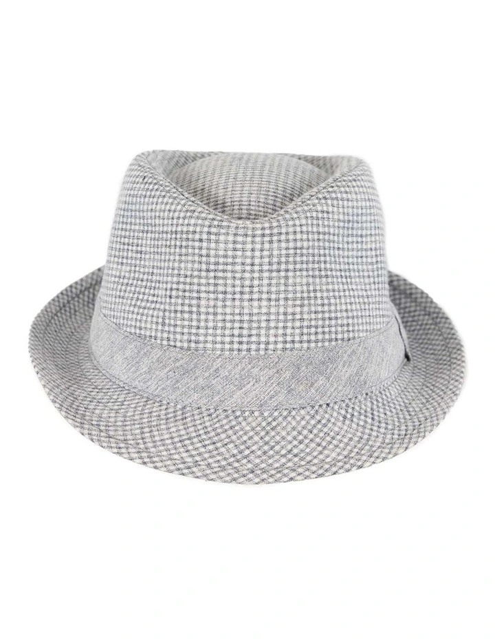 Blue Short Brim Fedora Hat M180BL image 3