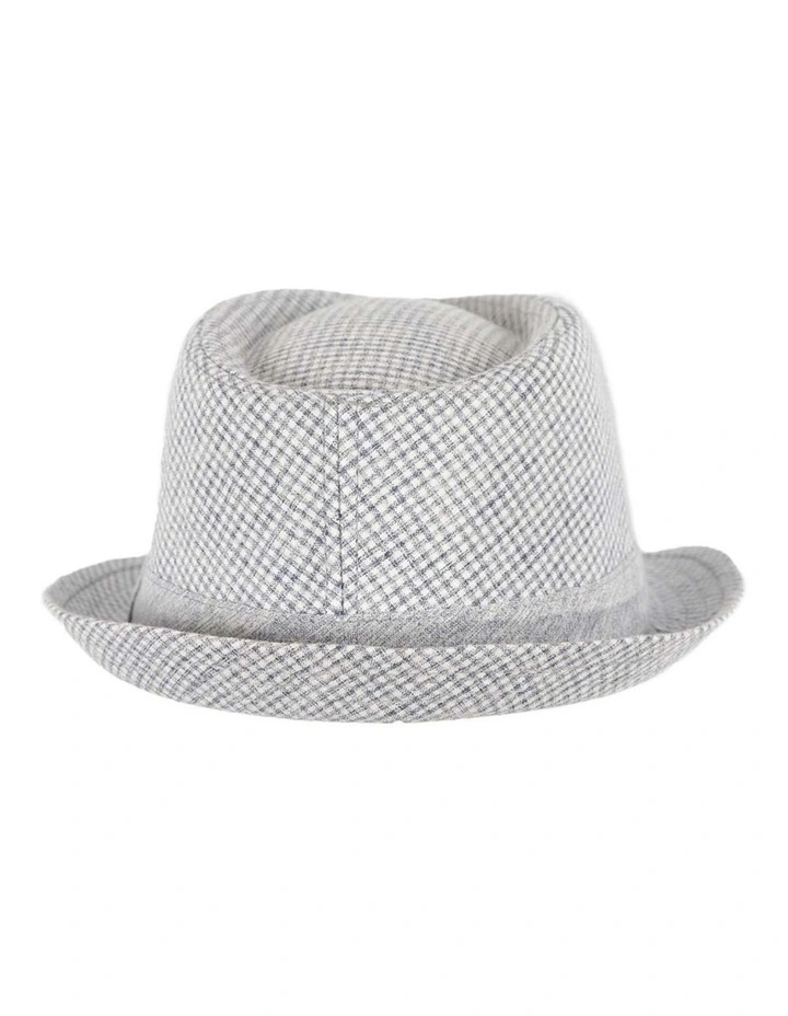 Blue Short Brim Fedora Hat M180BL image 5
