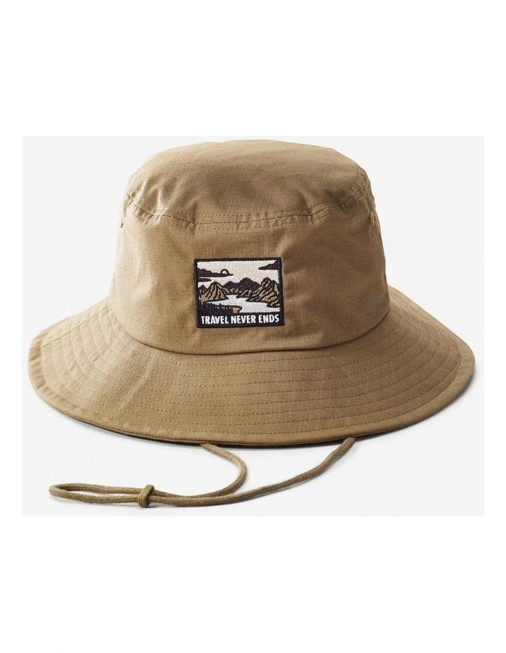 Decathlon - ANTI-UV TREKKING HAT - MT100 - BROWN image 3