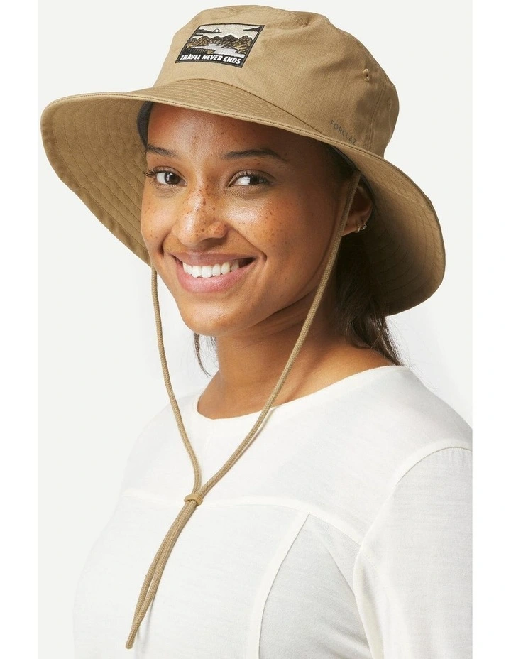 Decathlon - ANTI-UV TREKKING HAT - MT100 - BROWN image 5