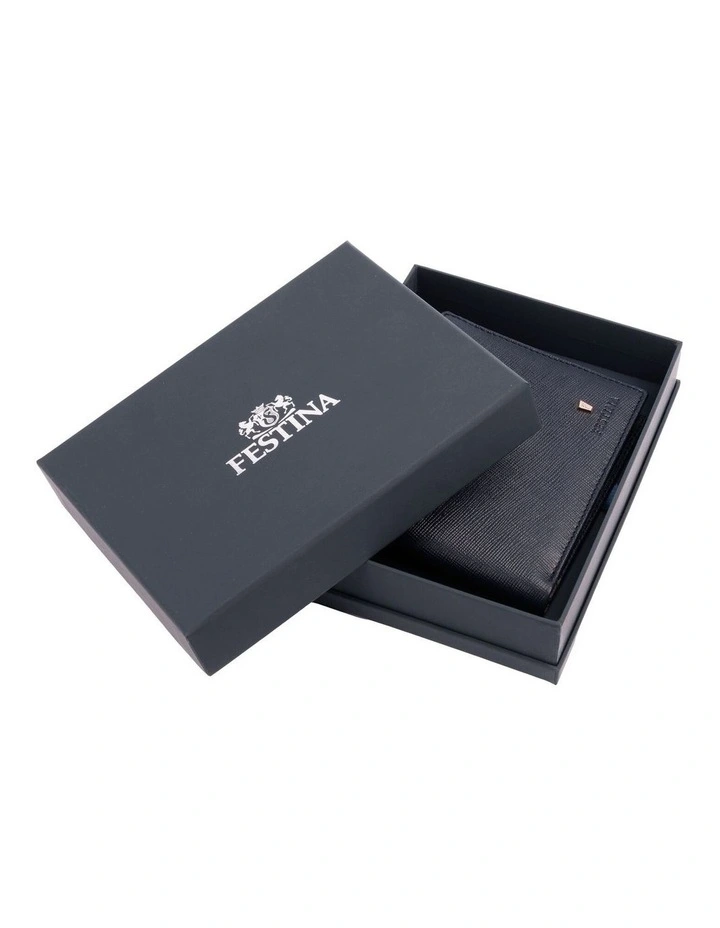 Festina Card Leather Wallet Chronobike Navy image 4