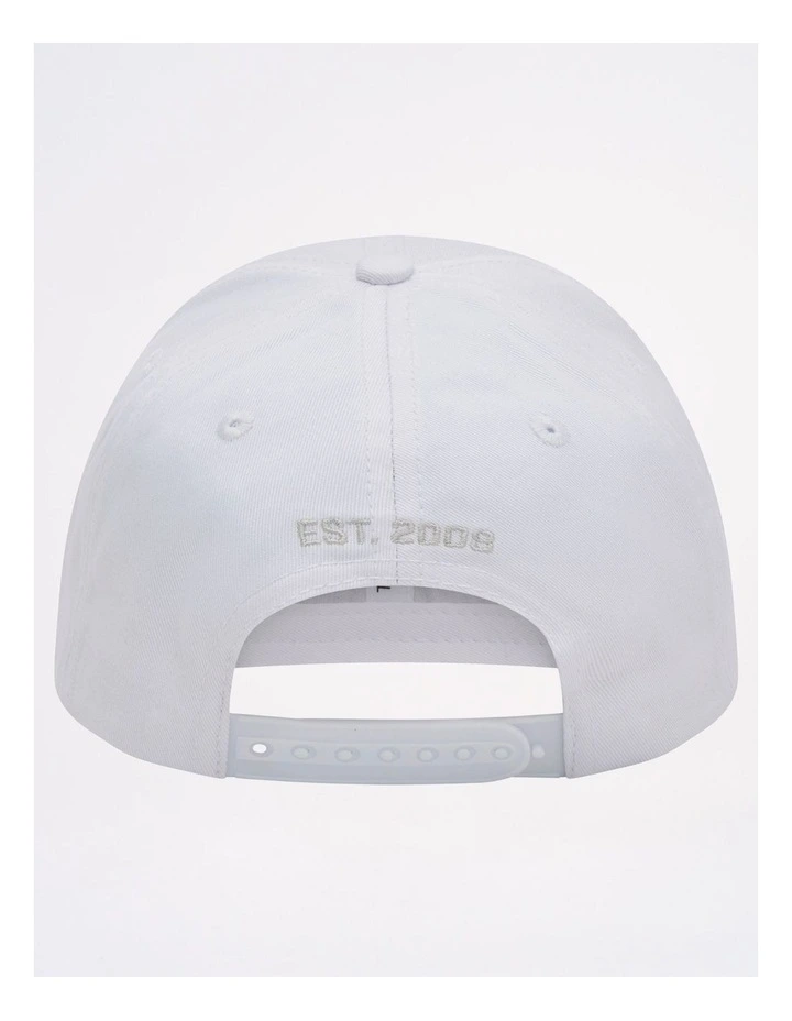 Est. 08 Cap in White | One Size image 3