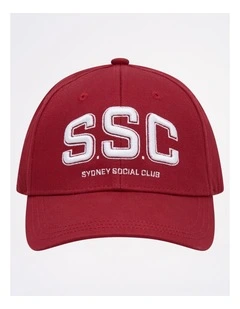 S.S.C. Cap in Red | One Size