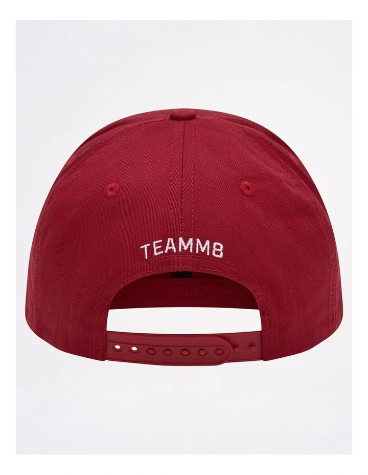 S.S.C. Cap in Red | One Size image 3