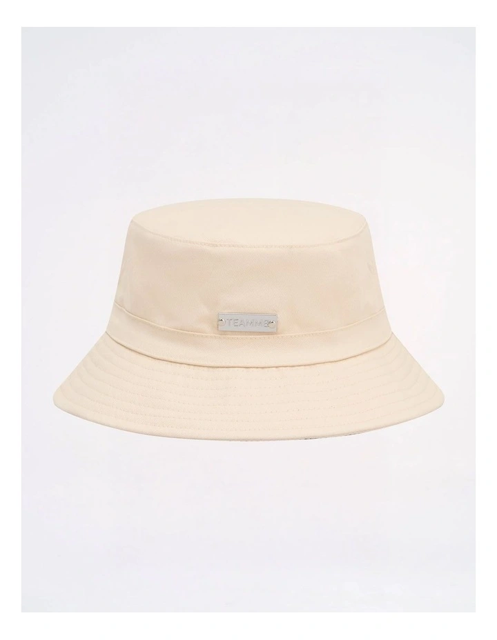 Statement Bucket Hat in Ecru image 2