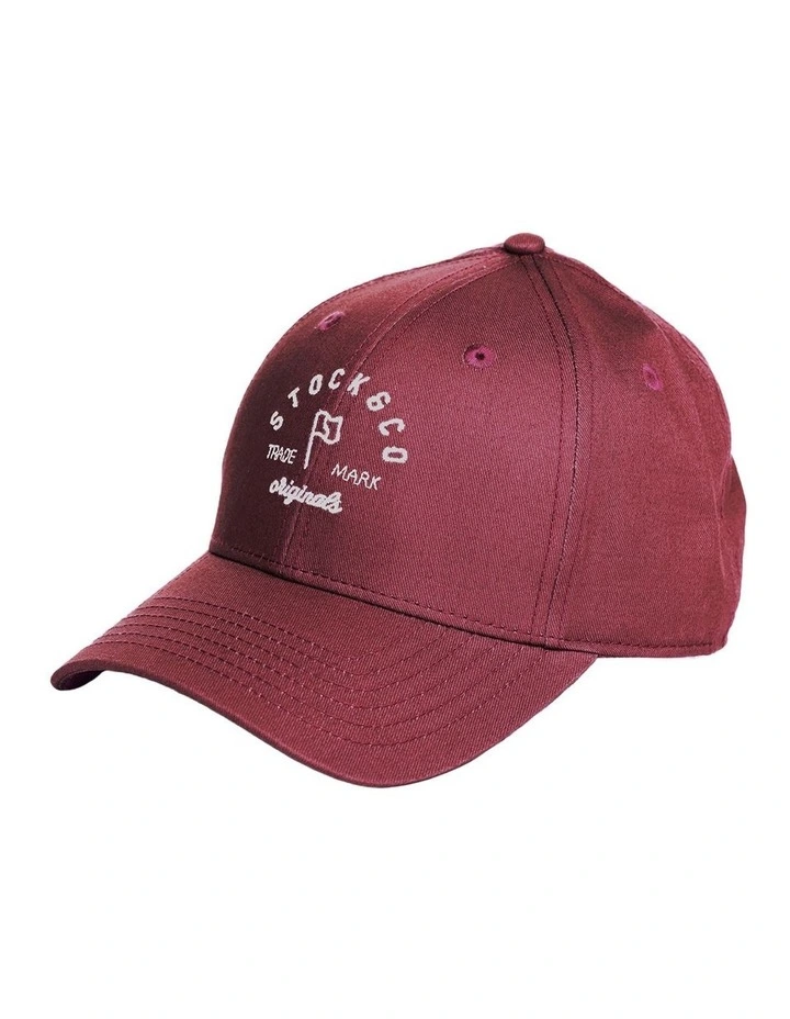 Cuba Baseball Cap  in Oxblood image 1