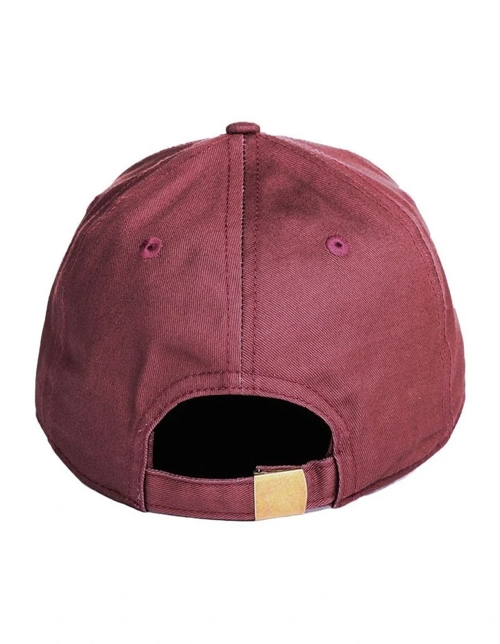 Cuba Baseball Cap  in Oxblood image 2