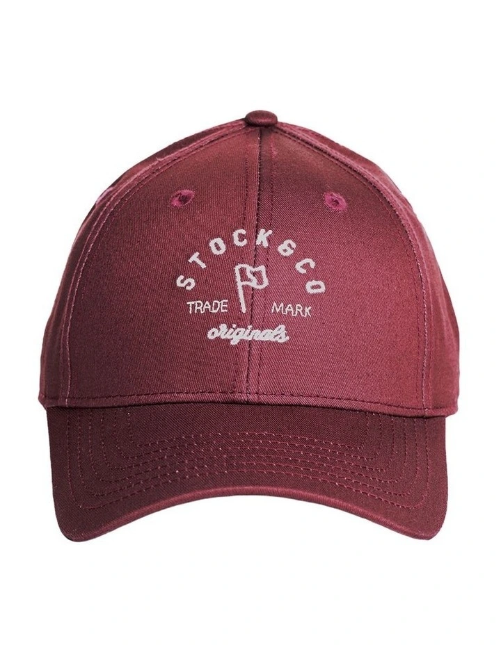 Cuba Baseball Cap  in Oxblood image 3
