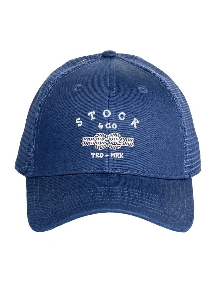 Knot Trucker Cap in Ink image 3