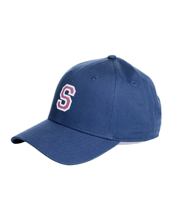 Varsity Baseball Cap in Ink image 1