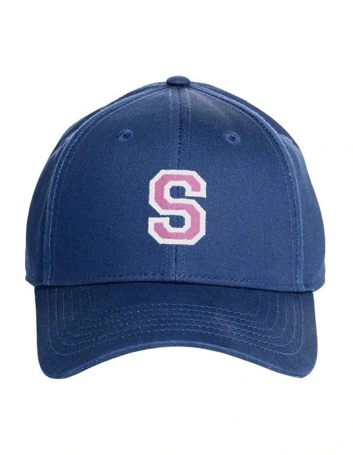 Varsity Baseball Cap in Ink image 3