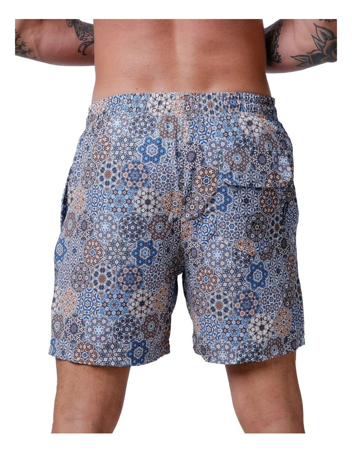 Kaleidoscope Swim Shorts in Grey image 2