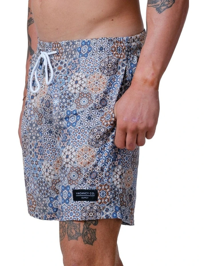 Kaleidoscope Swim Shorts in Grey image 3
