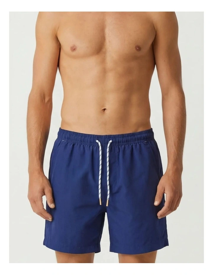 Solid Navy Swim Short image 1