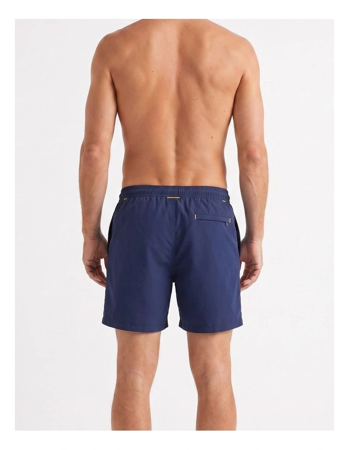 Solid Navy Swim Short image 2