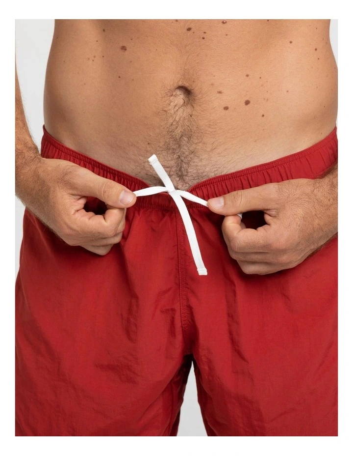 Decathlon | MEN'S SWIM SHORTS 100 - RED image 3