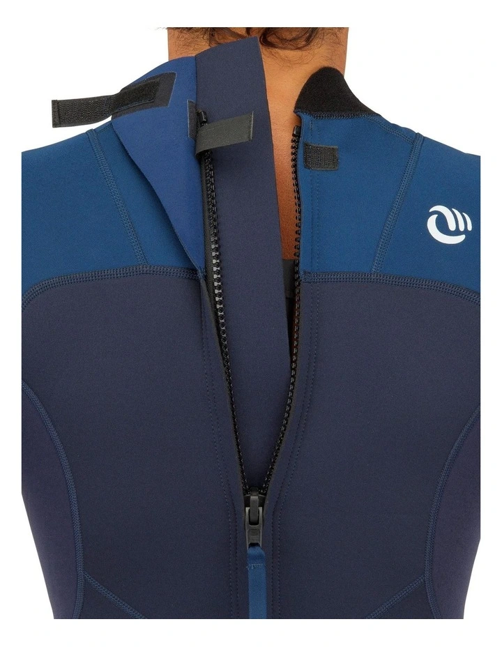 Decathlon - Men's Surfing Stretch Neoprene Shorty Wetsuit 500 -Blue image 2