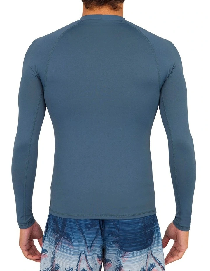 Decathlon - Men's surfing long-sleeved UV-protection top T-shirt 100 - grey image 2