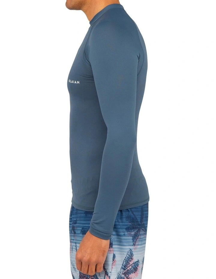 Decathlon - Men's surfing long-sleeved UV-protection top T-shirt 100 - grey image 3