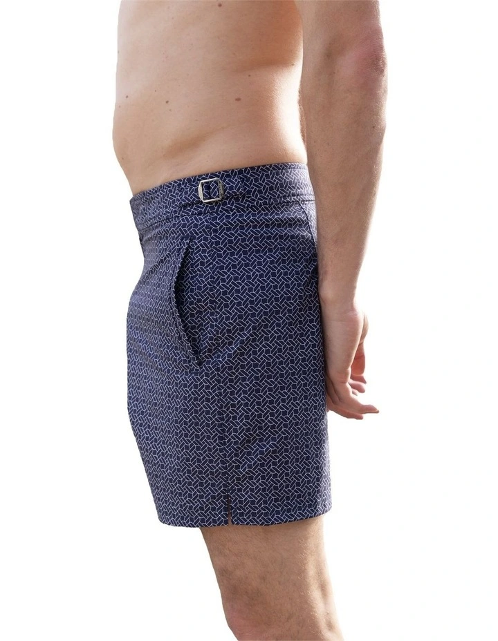 Signature Collection Tailored Swim Shorts in Nautico image 3