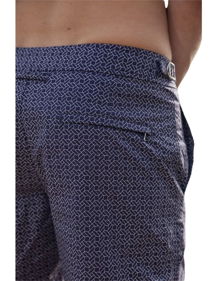 Signature Collection Tailored Swim Shorts in Nautico image 5