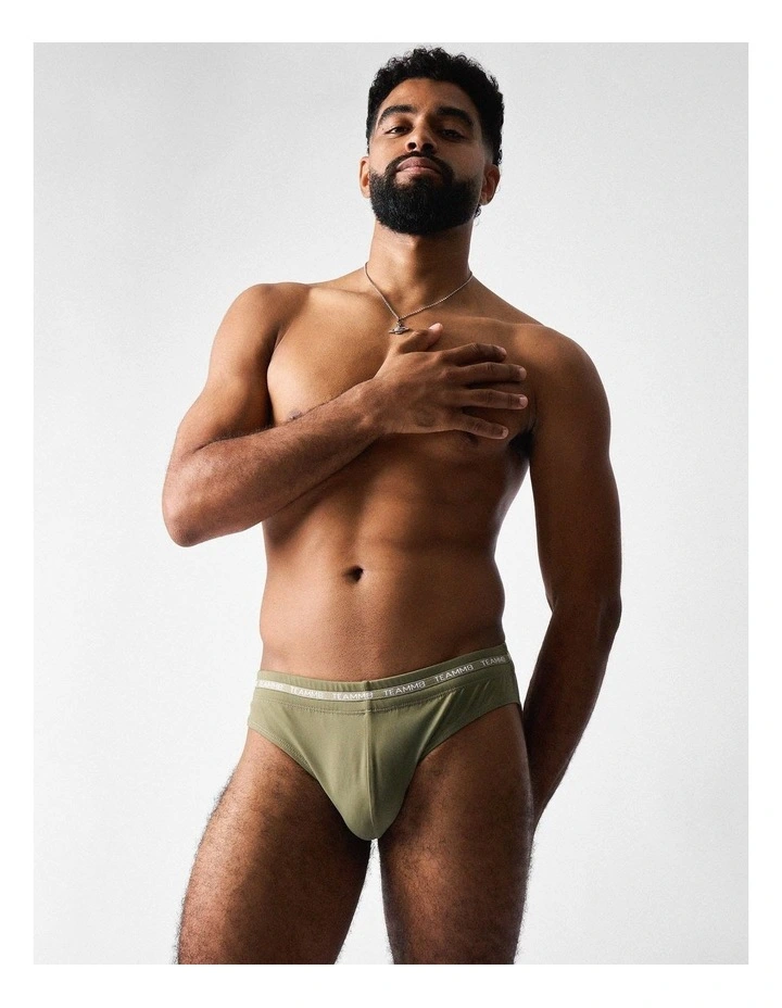 Ultra Swim Brief in Army image 1