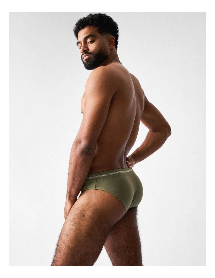 Ultra Swim Brief in Army image 5