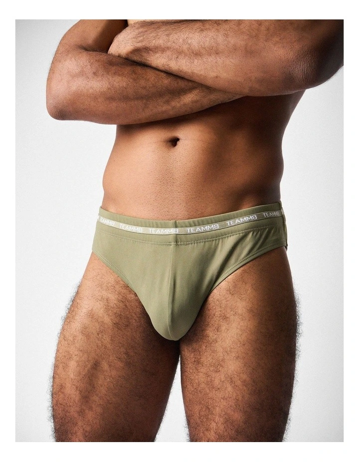 Ultra Swim Brief in Army image 7