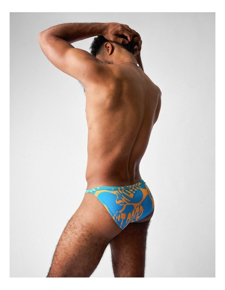 Harbour City Micro Swim Brief in Tropical image 4