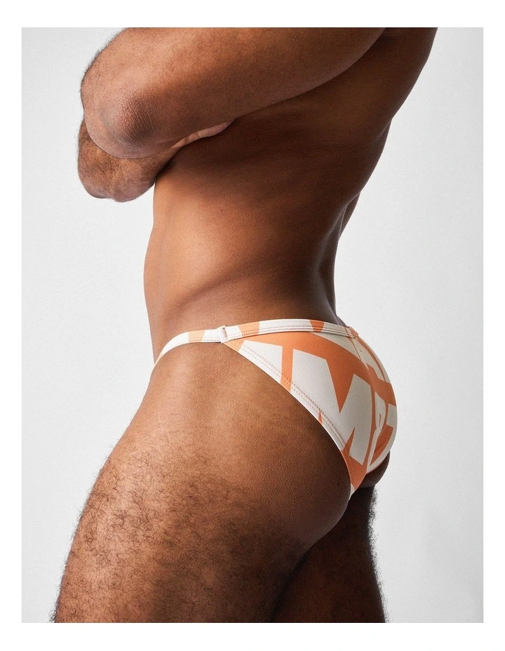 Headliner Micro Swim Brief in Orange image 7