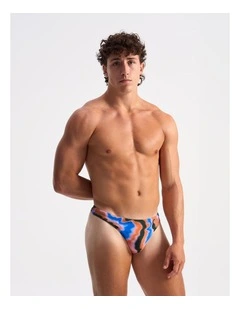 Reef Swim Thong in Blue Atoll