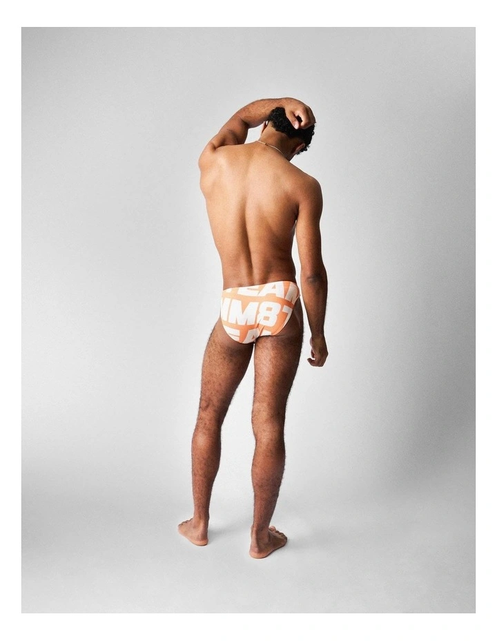 Headliner Bikini Swim Brief in Orange image 4