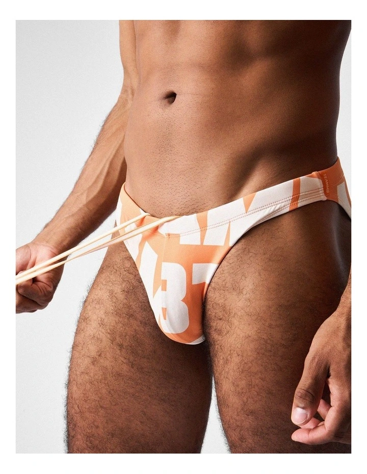 Headliner Bikini Swim Brief in Orange image 6