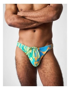 Harbour City Bikini Swim Brief in Tropical