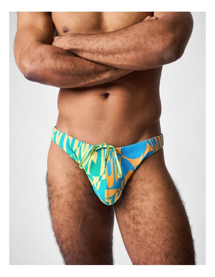 Harbour City Bikini Swim Brief in Tropical image 1