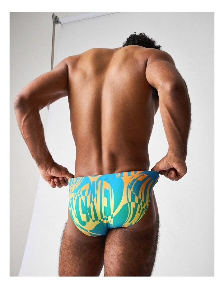 Harbour City Bikini Swim Brief in Tropical image 6
