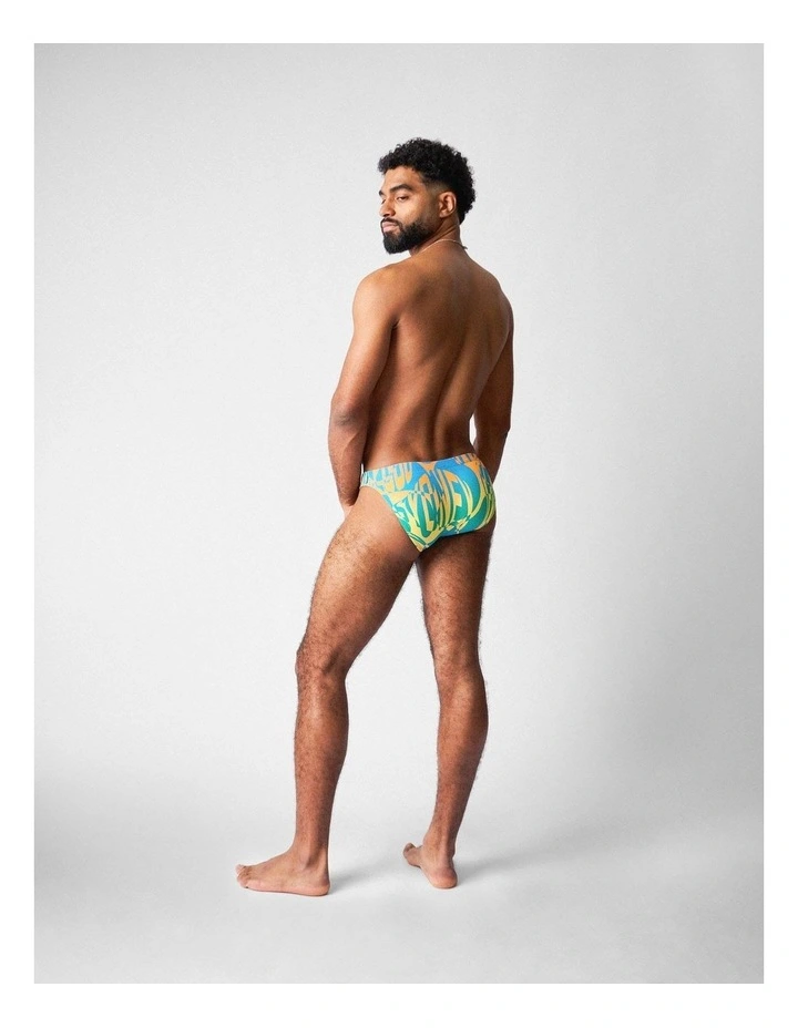 Harbour City Bikini Swim Brief in Tropical image 7
