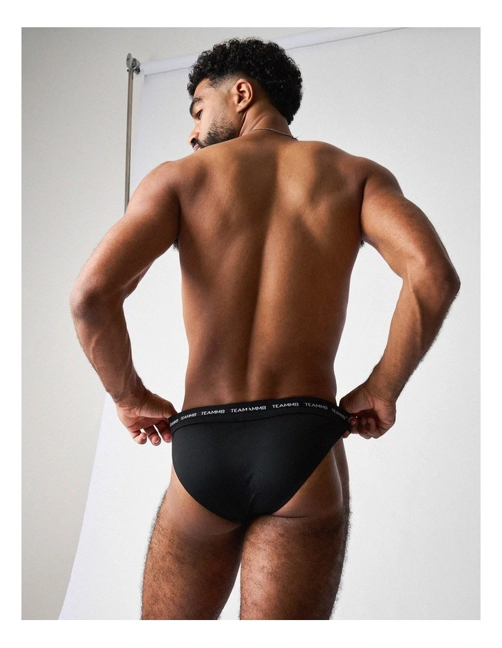 Ultra Sports Swim Brief in Jet image 1