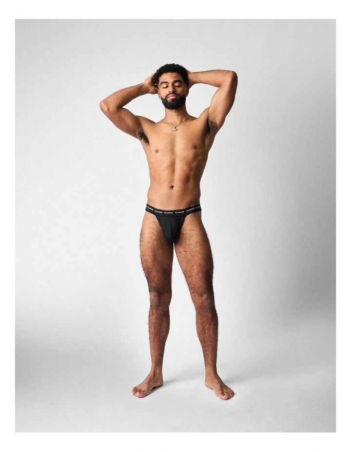 Ultra Sports Swim Brief in Jet image 2
