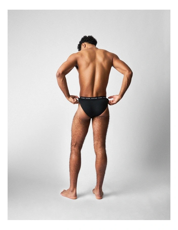 Ultra Sports Swim Brief in Jet image 3