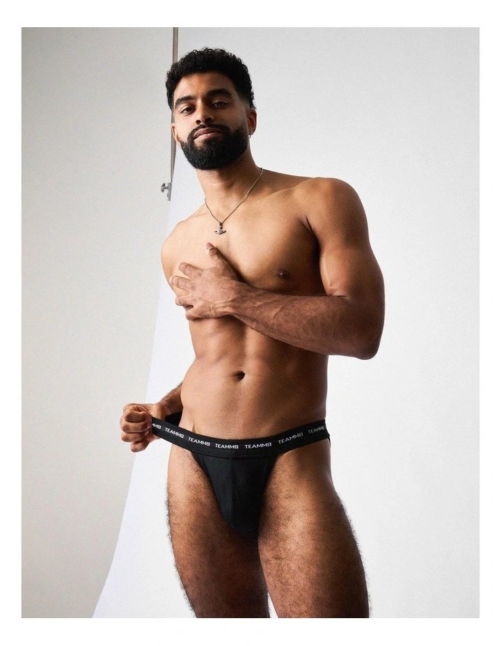 Ultra Sports Swim Brief in Jet image 4